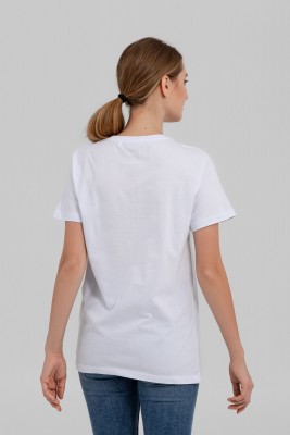 Футболка унисекс 160г/м² хлопок, белая