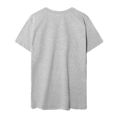 Футболка унисекс 160г/м² хлопок, серый меланж