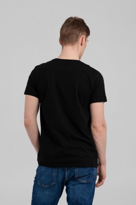 Футболка унисекс 160г/м² хлопок, черная