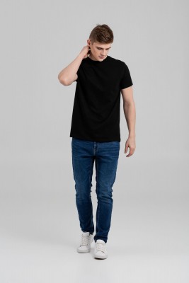 Футболка унисекс 160г/м² хлопок, черная