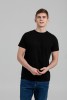 Футболка унисекс 160г/м² хлопок, черная