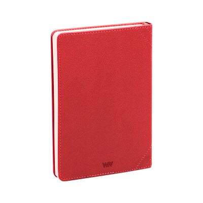 Ежедневник А5 недатированный с 3d-обложкой, красный
