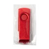 Флешка 8Гб с покрытием софт-тач, красная