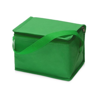 Сумка-холодильник 20х15х15см из нетканого переработанного материала RPET, зеленый