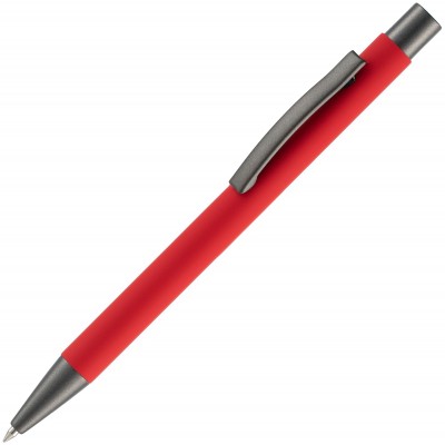 Ручка шариковая Alterno Soft Touch, красная