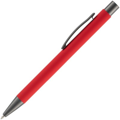 Ручка шариковая Alterno Soft Touch, красная