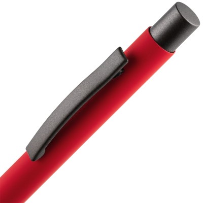 Ручка шариковая Alterno Soft Touch, красная