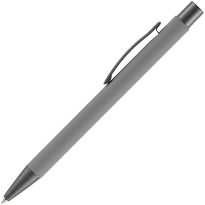 Ручка шариковая Alterno Soft Touch, серая