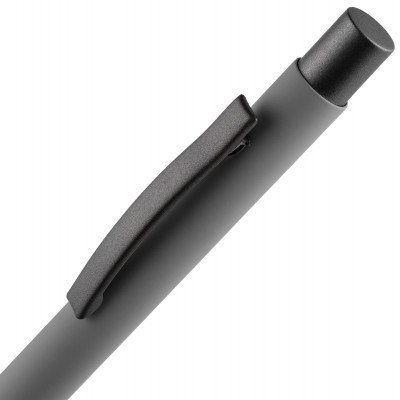 Ручка шариковая Alterno Soft Touch, серая