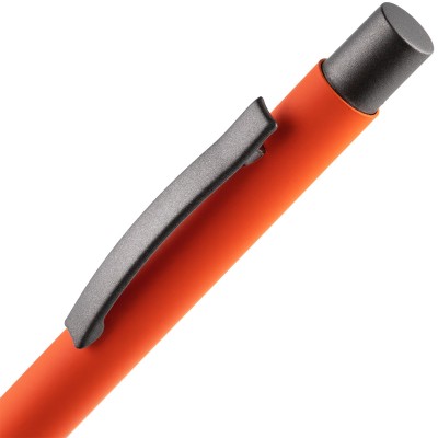 Ручка шариковая Alterno Soft Touch, оранжевая