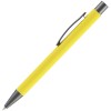 Ручка шариковая Alterno Soft Touch, желтая