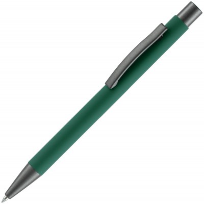 Ручка шариковая Alterno Soft Touch, зеленая