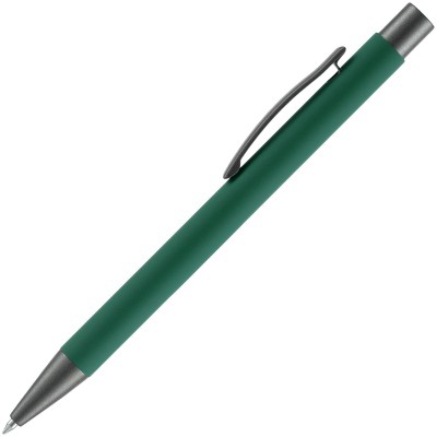 Ручка шариковая Alterno Soft Touch, зеленая