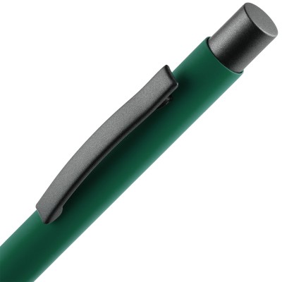 Ручка шариковая Alterno Soft Touch, зеленая
