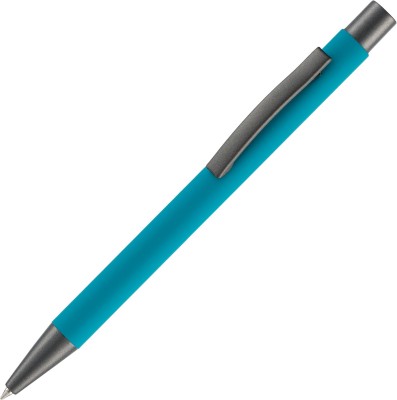 Ручка шариковая Alterno Soft Touch, бирюзовая