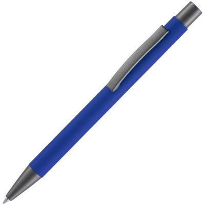 Ручка шариковая Alterno Soft Touch, ярко-синяя