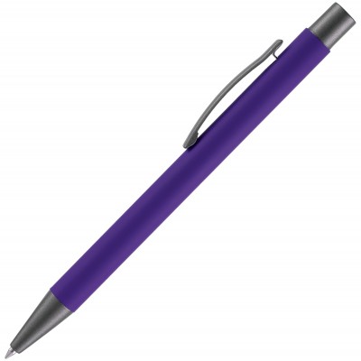 Ручка шариковая Alterno Soft Touch, фиолетовая