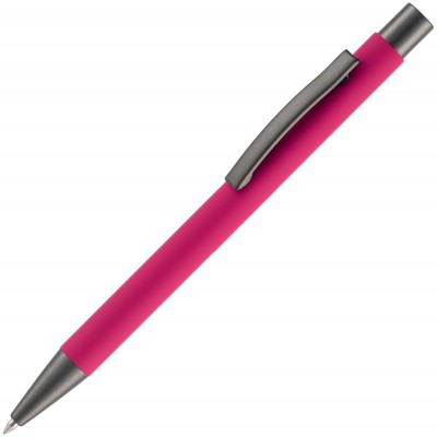 Ручка шариковая Alterno Soft Touch, розовая