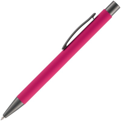 Ручка шариковая Alterno Soft Touch, розовая