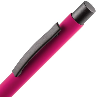 Ручка шариковая Alterno Soft Touch, розовая