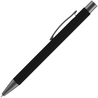 Ручка шариковая Alterno Soft Touch, черная