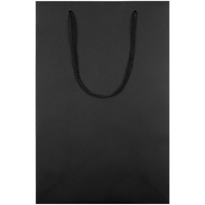 Пакет бумажный "Рahki bag" 23x10x35см, черный