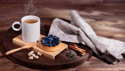 Набор чайный "Tea tree" фарфор/бамбук, белый