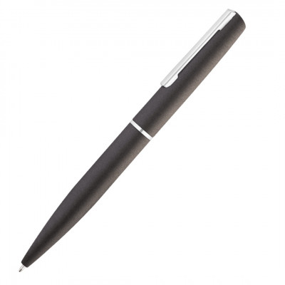 Ручка шариковая CROWN soft-touch, графитовая