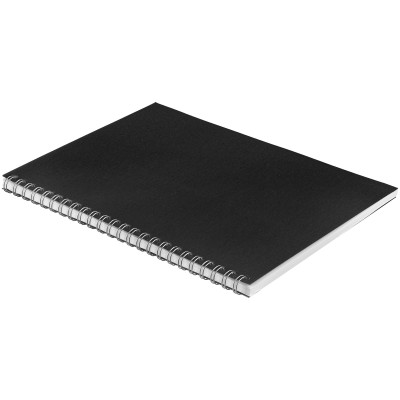 Блокнот в клетку 21x15см, черный