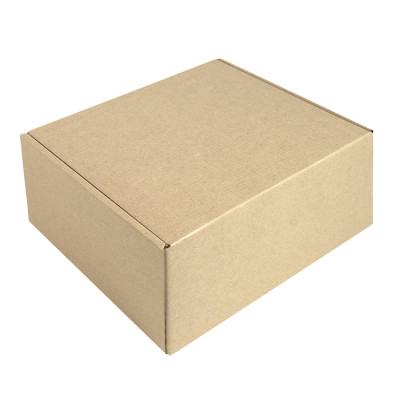 Коробка подарочная 24x21x11см картон бурый