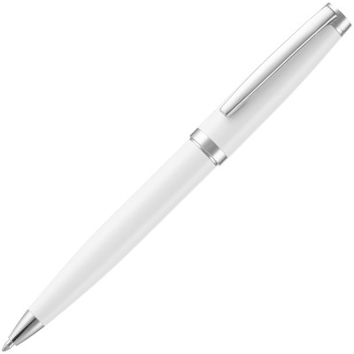 Ручка шариковая Leу Chrome, металл, белая