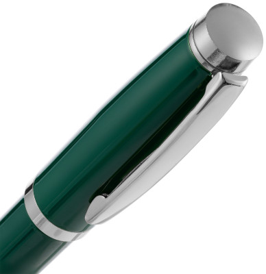 Ручка шариковая Leу Chrome, металл, темно-зеленая