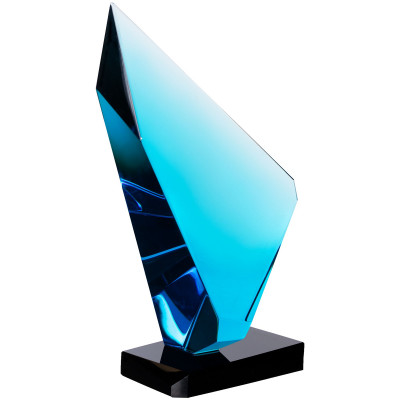 Стела 9x4x15см, голубая