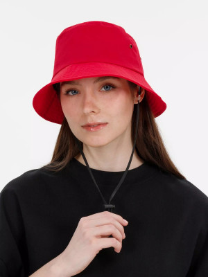 Панама с утяжкой, нейлон 110г/м², красная