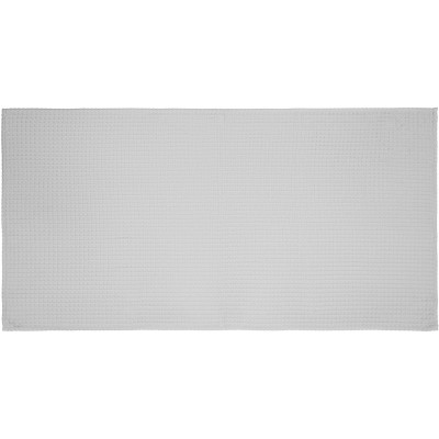 Полотенце вафельное 70x140см, хлопок 235г/м², светло-серое
