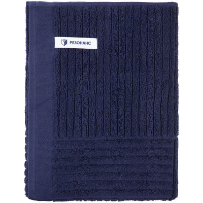 Полотенце "Morfiss" 70х140см, хлопок 540г/м², синее