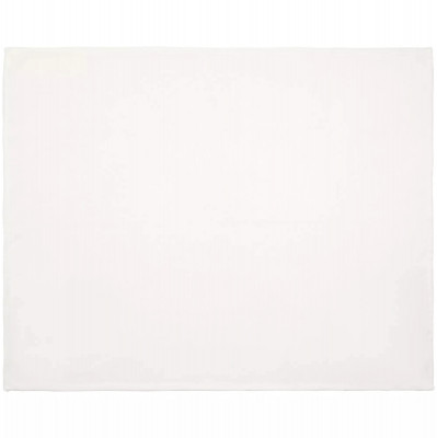Плед 125x150см длинноворсный флис, белый