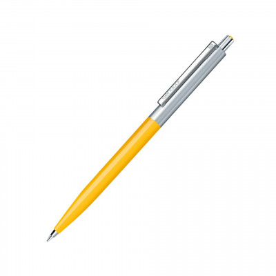 Ручка шариковая Point Metal, пластик/металл, желтая 7408