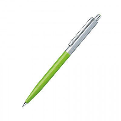 Ручка шариковая Point Metal, пластик/металл, салатовая 376