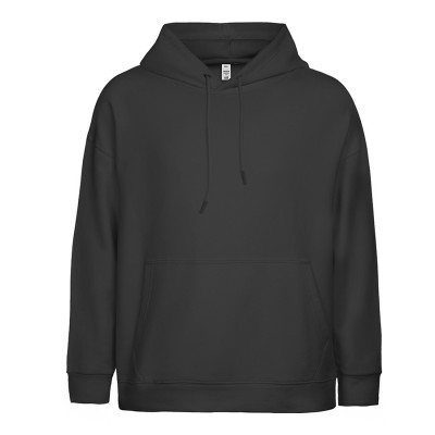 Толстовка оверсайз 280г/м2, с начесом, черная