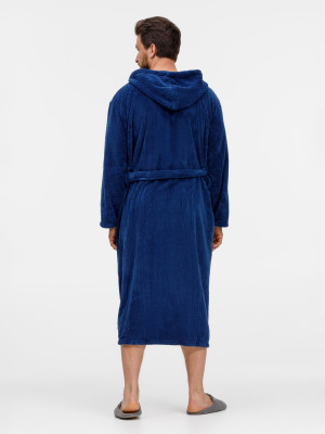 Халат флисовый 280г/м², темно-синий