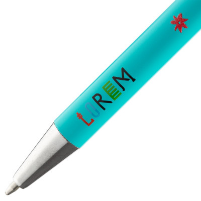 Ручка шариковая Slim Select, бирюзовая