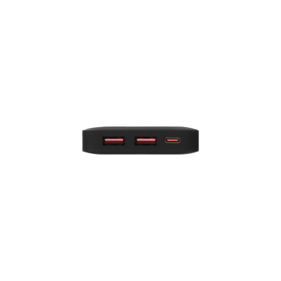 Внешний аккумулятор с подсветкой 10000 mAh, черный