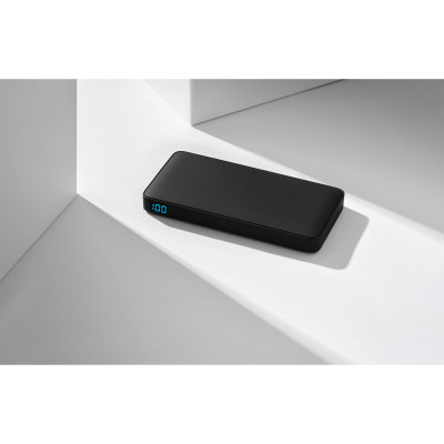 Внешний аккумулятор с подсветкой 10000 mAh, черный
