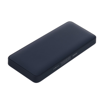 Внешний аккумулятор с подсветкой 10000 mAh, синий