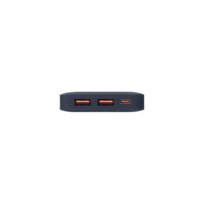 Внешний аккумулятор с подсветкой 10000 mAh, синий