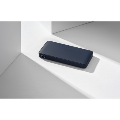 Внешний аккумулятор с подсветкой 10000 mAh, синий