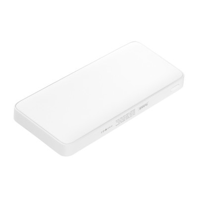 Внешний аккумулятор с подсветкой 10000 mAh, белый