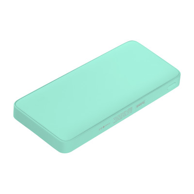 Внешний аккумулятор с подсветкой 10000 mAh, бирюзовый