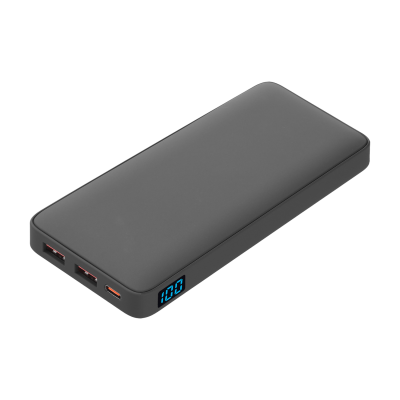 Внешний аккумулятор с подсветкой 10000 mAh, серый